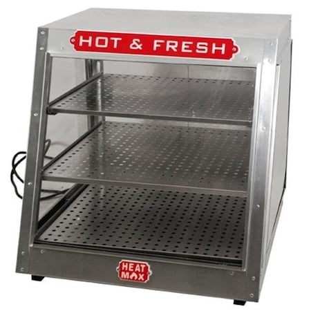 Heatmax HeatMax Slant 242424 Warmer 24 x 24 x 24 in. Slanted Food Warmer And Merchandiser 242424